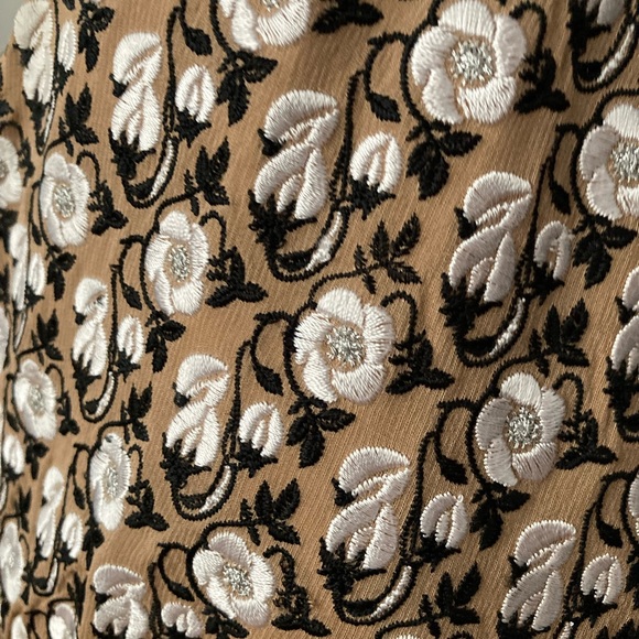 Tocca Silk and Brocade Sleeveless Dress - Picture 9 of 9